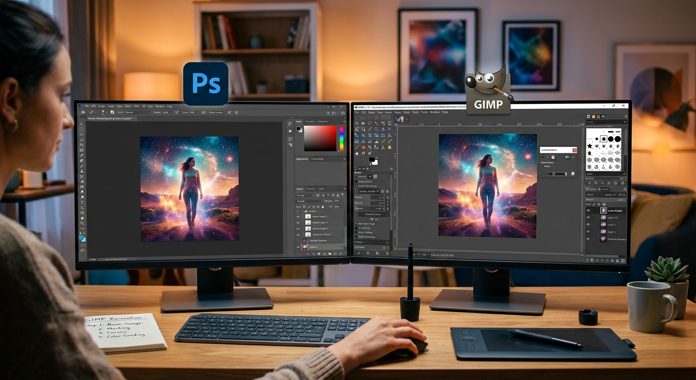 How to Replicate Photoshop Photo Effects in GIMP Step by Step